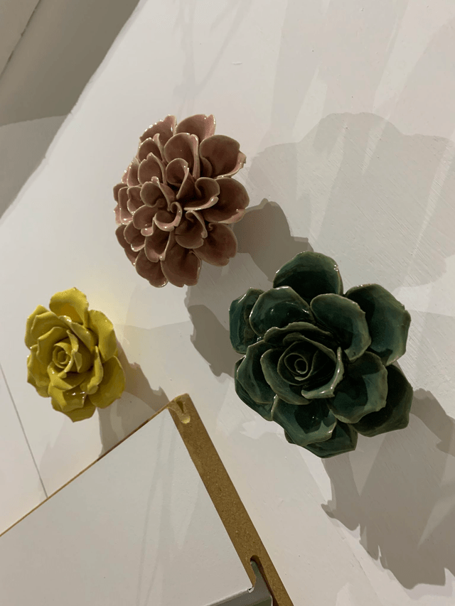 Ceramic flowers