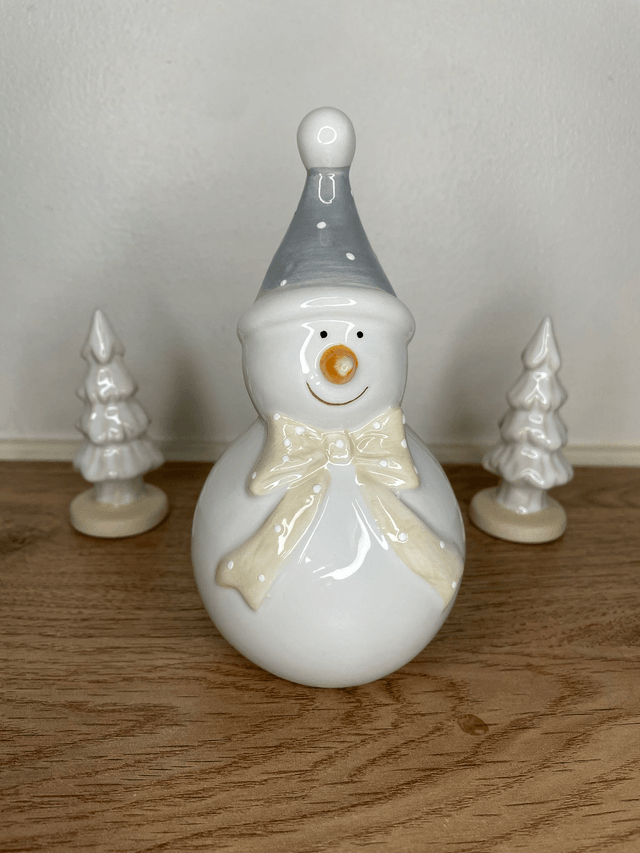 Ceramic snowman