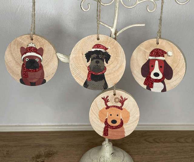 Christmas dogs