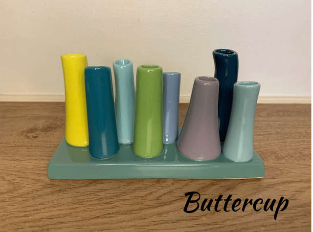 8 Tube bud vases