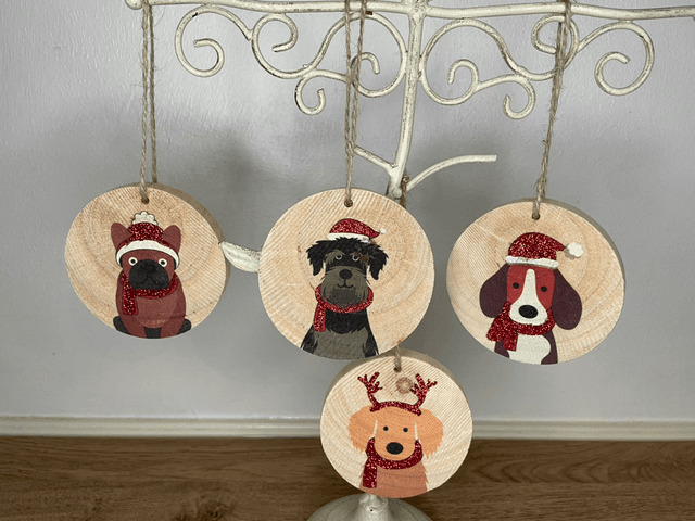 Christmas dogs